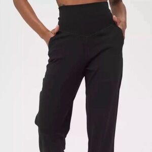 Aerie Real Me Jogger Leggings Black High-Waisted Pants
